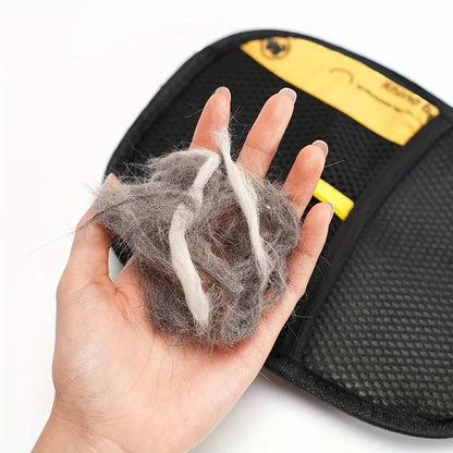 Pet Static Hair Removal Grooming Gloves