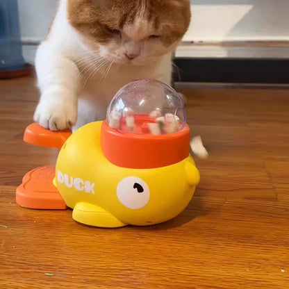 Interactive Cat Treat Feeder Toy