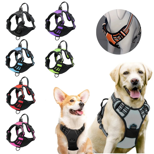 No Pull Reflective Dog Harness