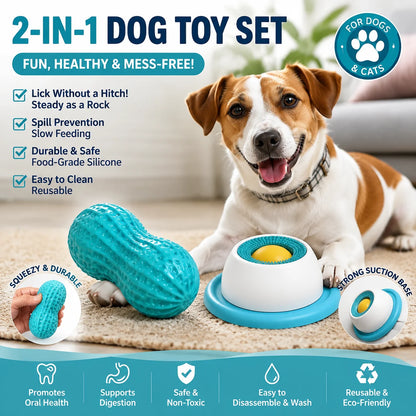 Pet Lick Feeder Bowl Slow Feeder