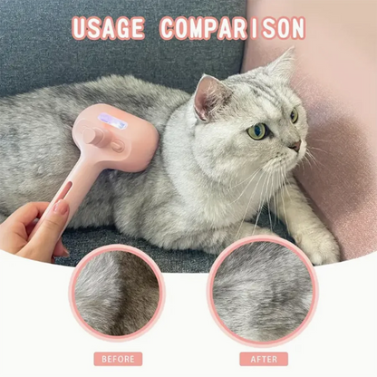 Self-Cleaning Spray Cat Hair Brush