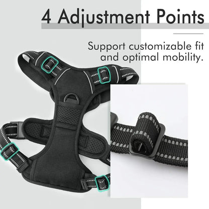 No Pull Reflective Dog Harness