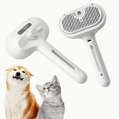 Self-Cleaning Spray Cat Hair Brush