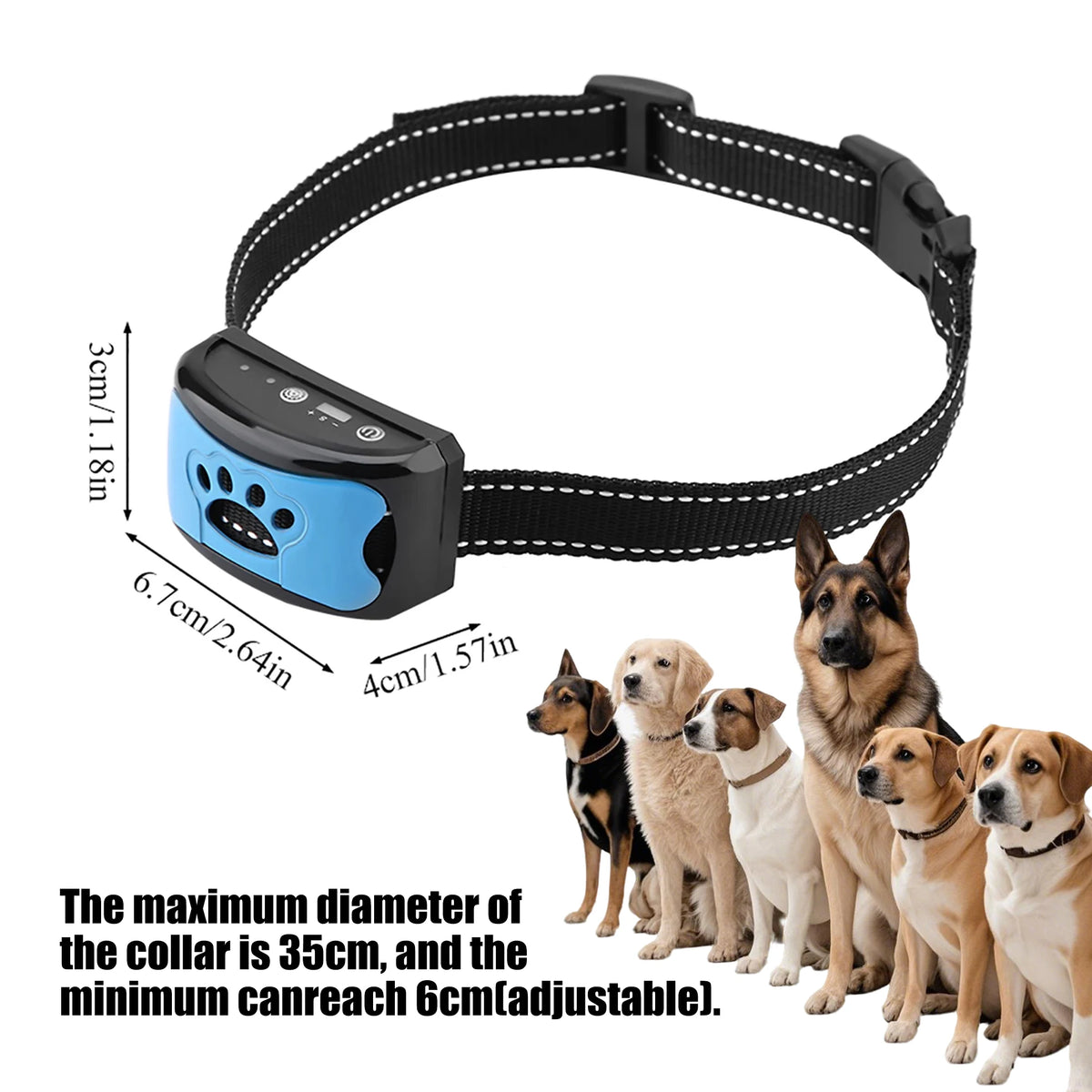 Electric Ultrasonic Anti-Bark Dog Collar