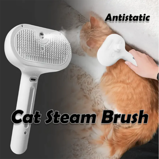 Self-Cleaning Spray Cat Hair Brush